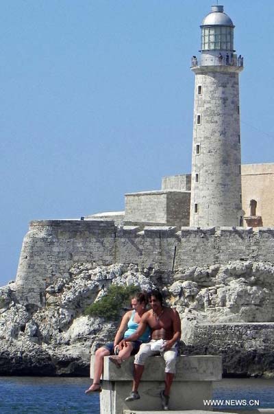 Tourists enjoy time in Havana, Cuba