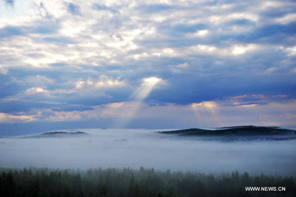 Scenery of Wuyiling Wetlands Natural Reserve in NE China