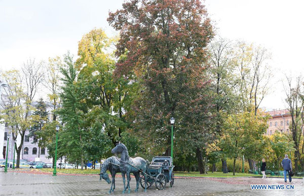 Autumn season in Belarus