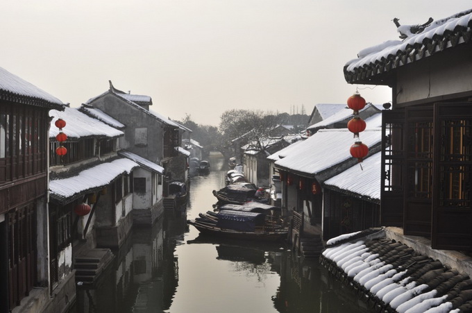 Zhouzhuang in Snow