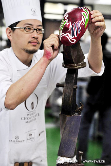 World Chocolate Masters competition held in Taipei