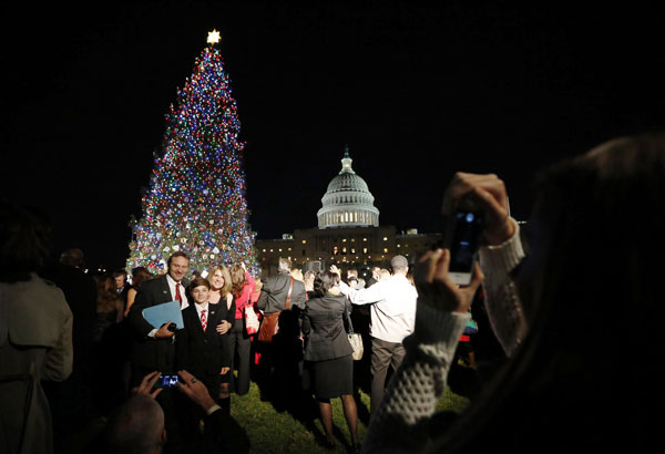 The US Capitol Christmas Tree