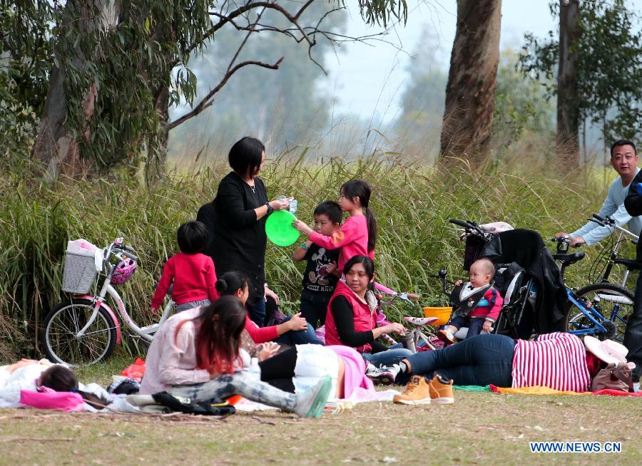 Scenery of HK's wetland area