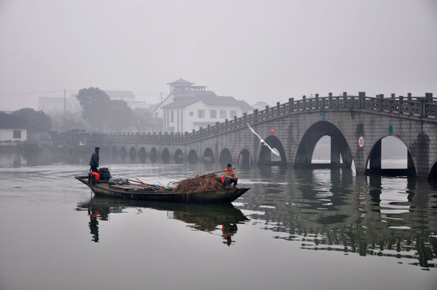 Trip to water town Zhouzhuang, China's Jiangsu