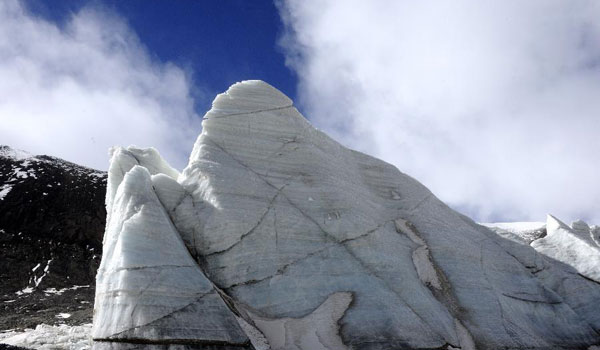 World's 3rd largest glacier in China's Tibet