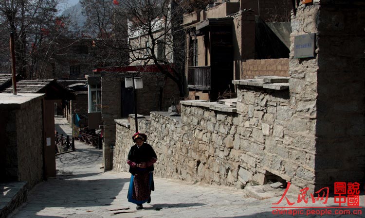 Ganbao Tibetan stone village in Sichuan