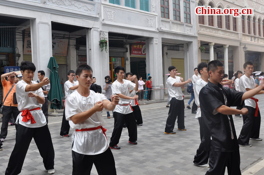 Qilou Arcade Streets in Haikou, China's Hainan