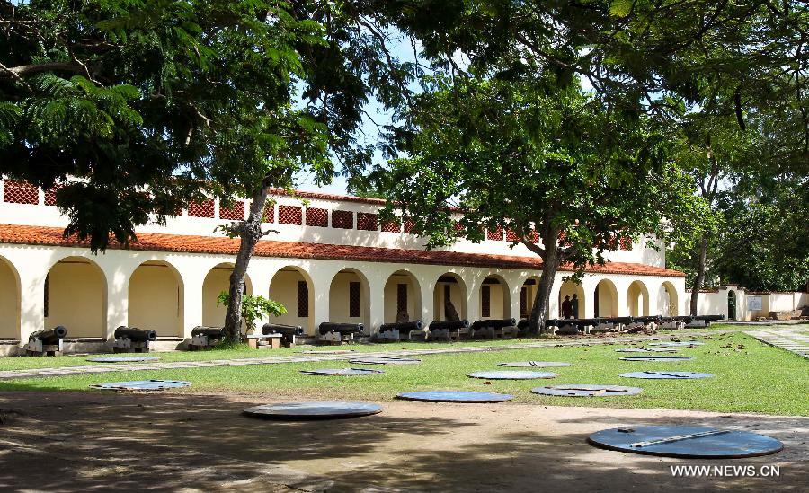 Scenery of Fort Jesus in Mombasa, Kenya