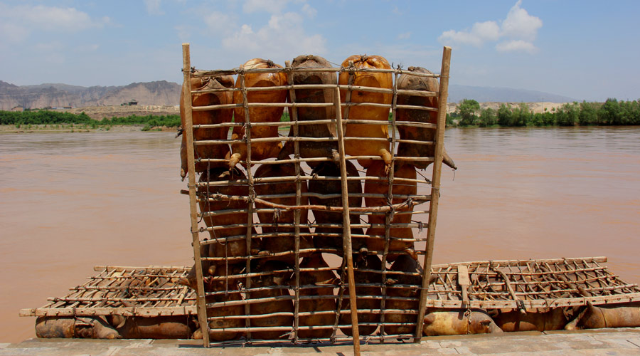 Sheepskin rafts keep traditions afloat