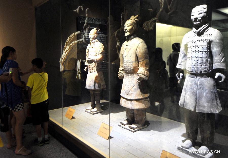 Terracotta warriors witness tourism peak