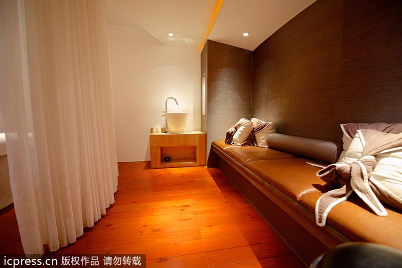 Spa parlor at Club Med Guilin resort