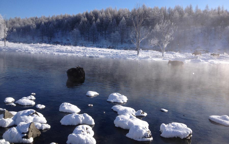 Arxan's 'ice-free' fairytale river