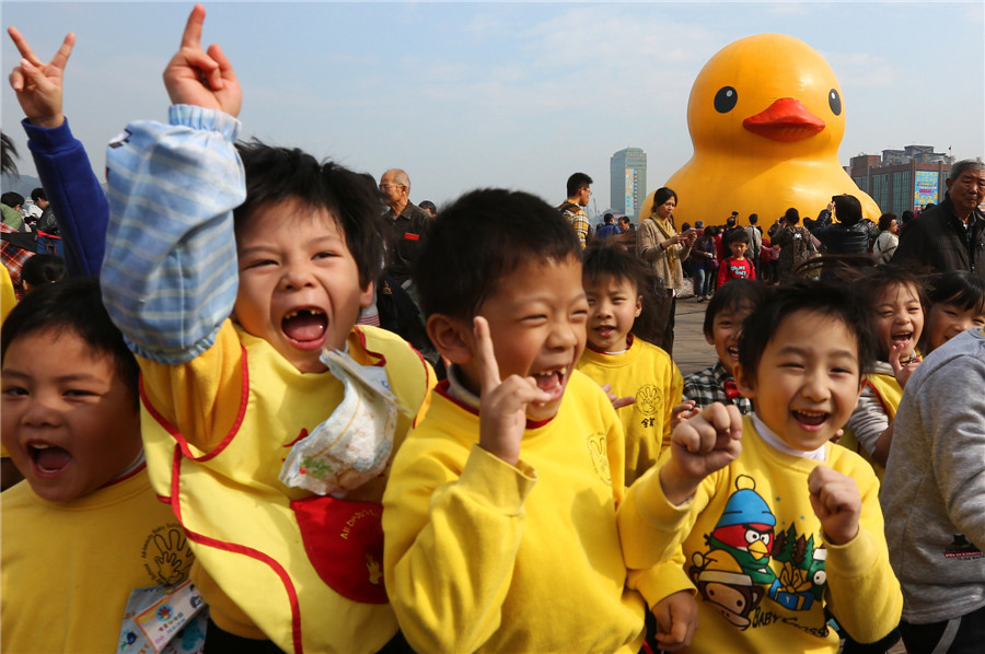 The duck returns in Taiwan