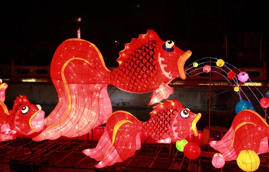 Lantern show kicks off in SW China's Kunming