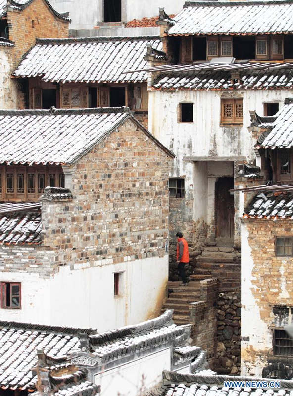 Scenery of ancient village in E China