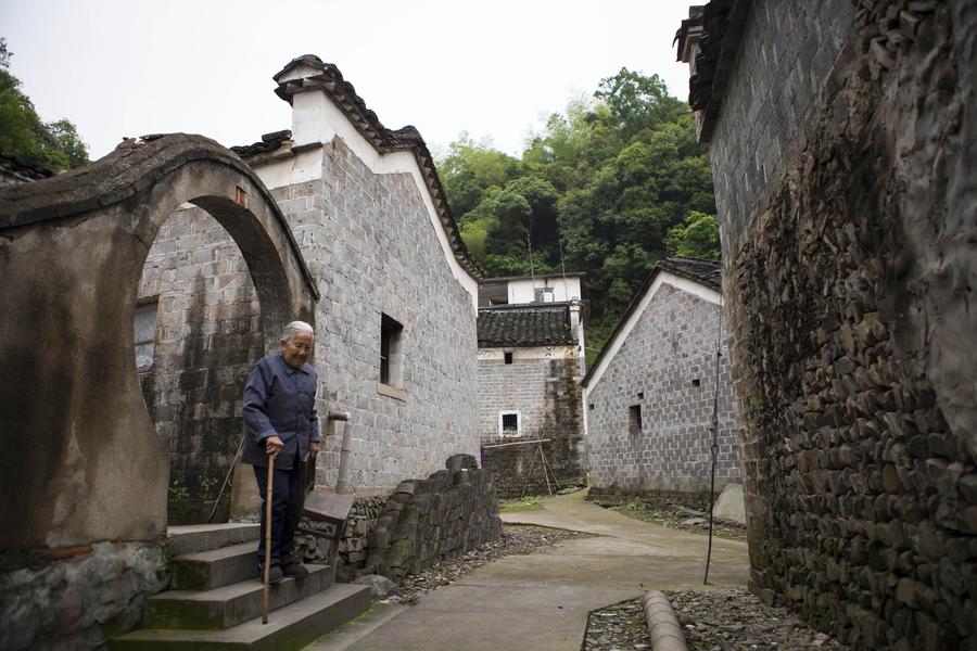 Scenery of Tumuyuan village in China's Jiangxi