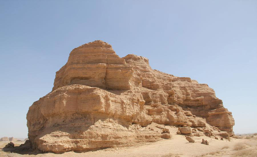 Scenery of Dunhuang Yardang National Geopark