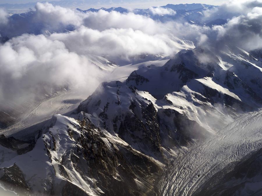 Beautiful scenery of Tianshan range in China's Xinjiang