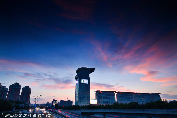 Beautiful clouds over Beijing