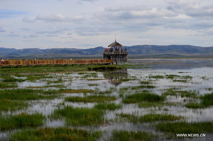 Beauty of Gahai Wetland in NW China's Gansu