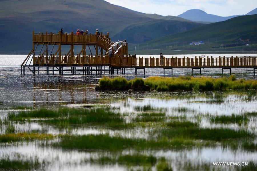 Beauty of Gahai Wetland in NW China's Gansu