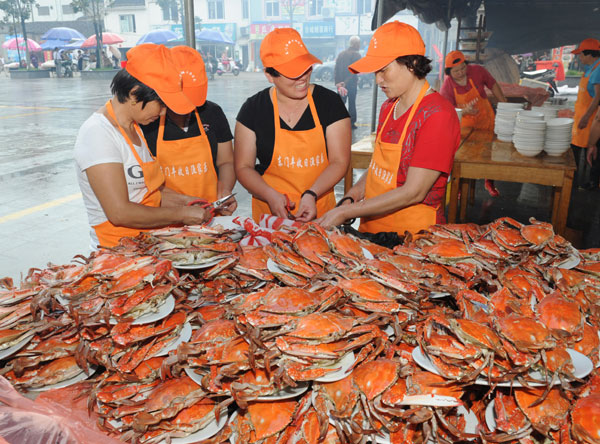 1,000 fishing boats, 500 seafood dishes