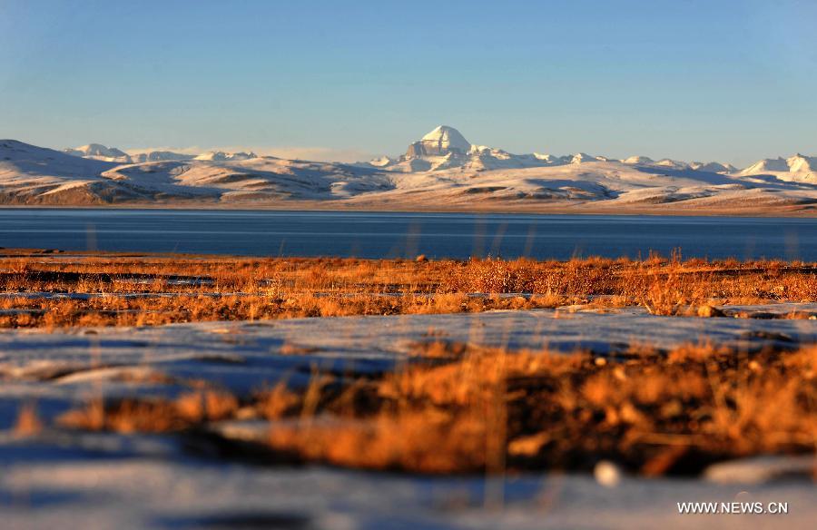 Picturesque scenery of Mount Kailash in Tibet