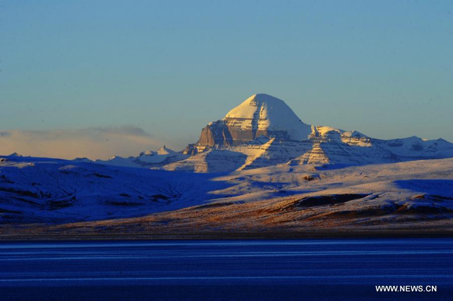 Picturesque scenery of Mount Kailash in Tibet