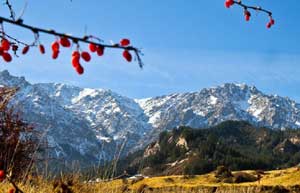 Scenery of lake Rakshastal in Tibet