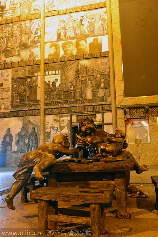 Ancient Chongqing buildings a resemblance to Hayao Miyazaki movie scenes