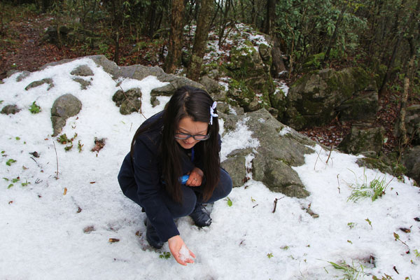 Spring turns thermometer back to winter in Hunan