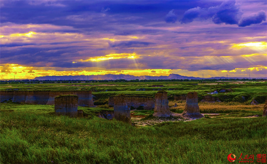 Marvelous landscape of earth forest in Datong