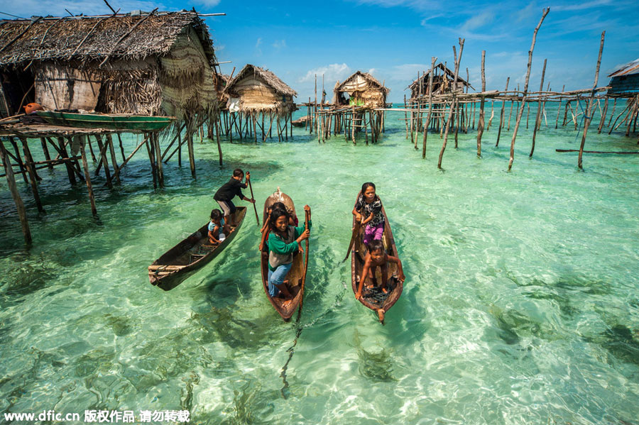 Life of the 'Sea Gypsies' on water