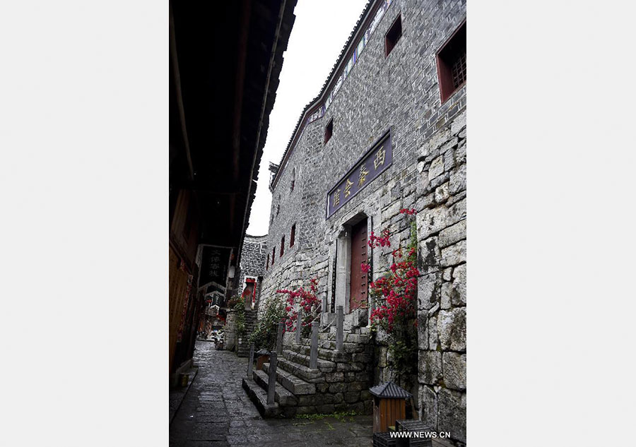 Scenery of Gongtan ancient town nowadays