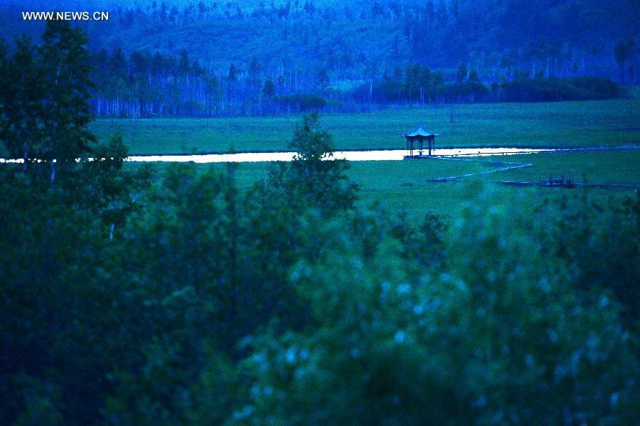 Scenery of Nanweng River National Nature Reserve