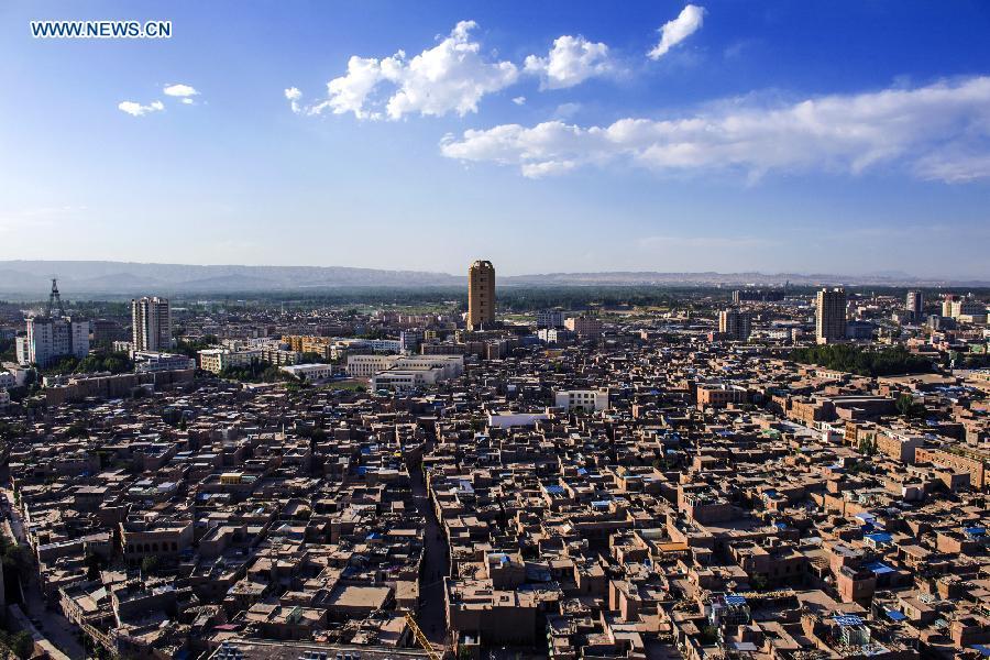 China's westernmost city: old town of Kashgar