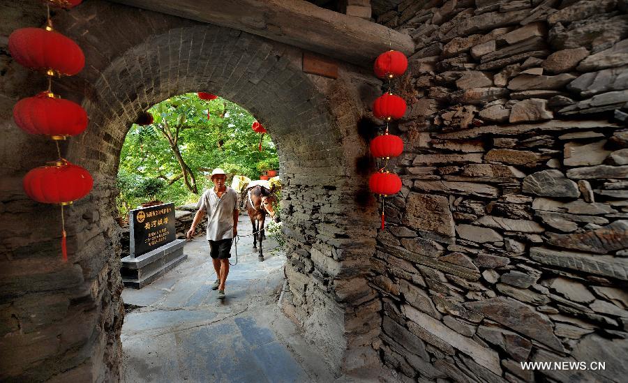 Shuhe ancient town in NW China's Shaanxi