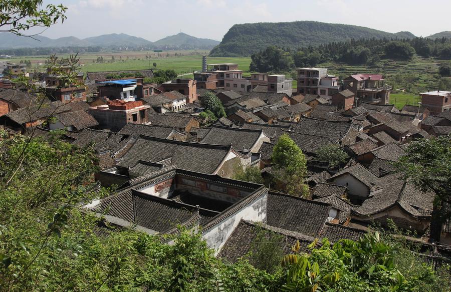 View of birthplace of philosopher Zhou Dunyi in Hunan