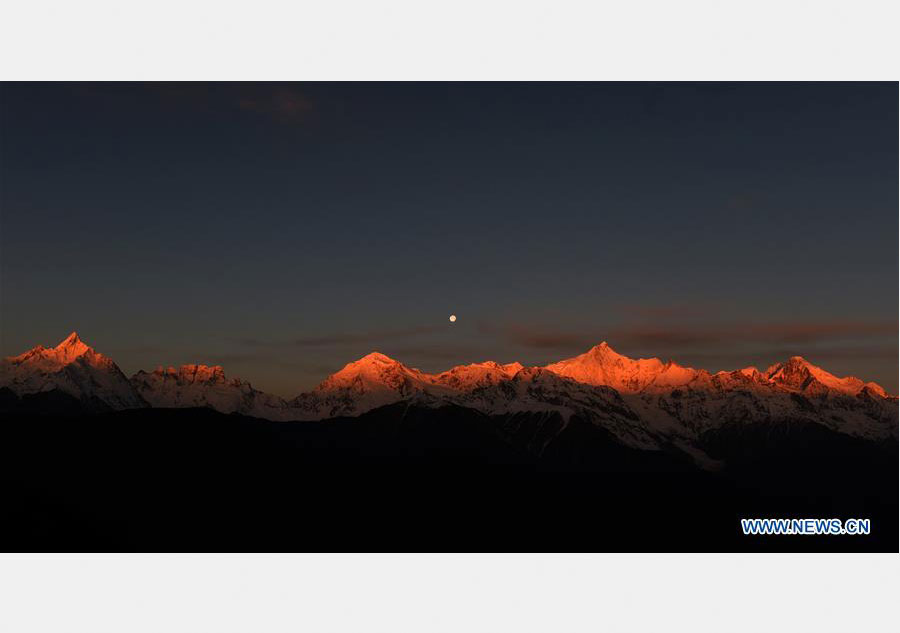 In pics: beautiful scenery of Meili Snow Mountains in SW China