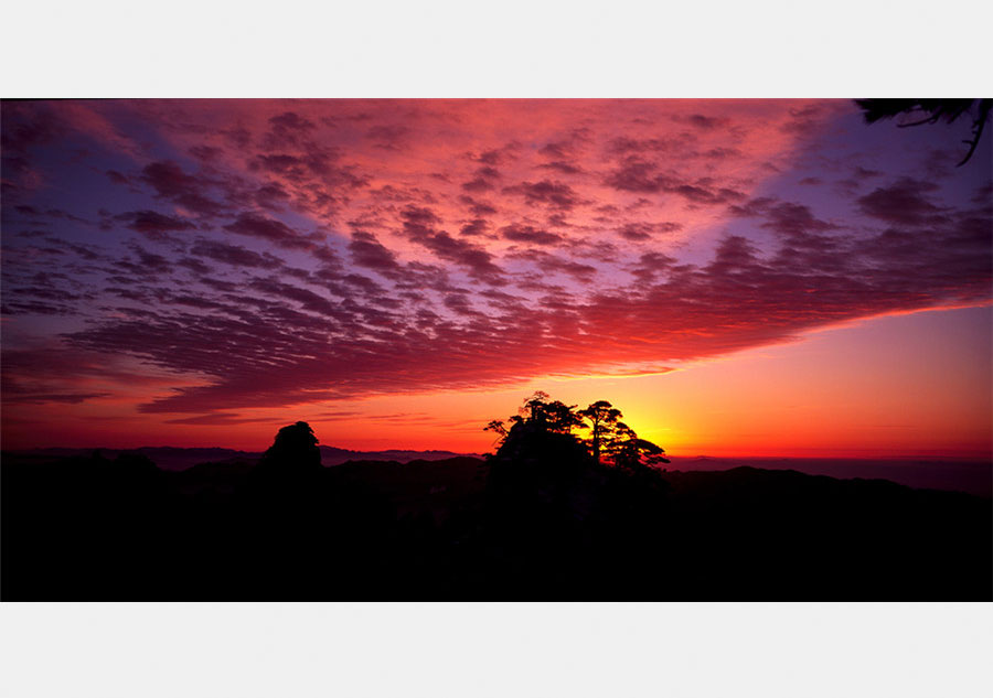 Breathtaking scenery of Huangshan Mountain captured on film