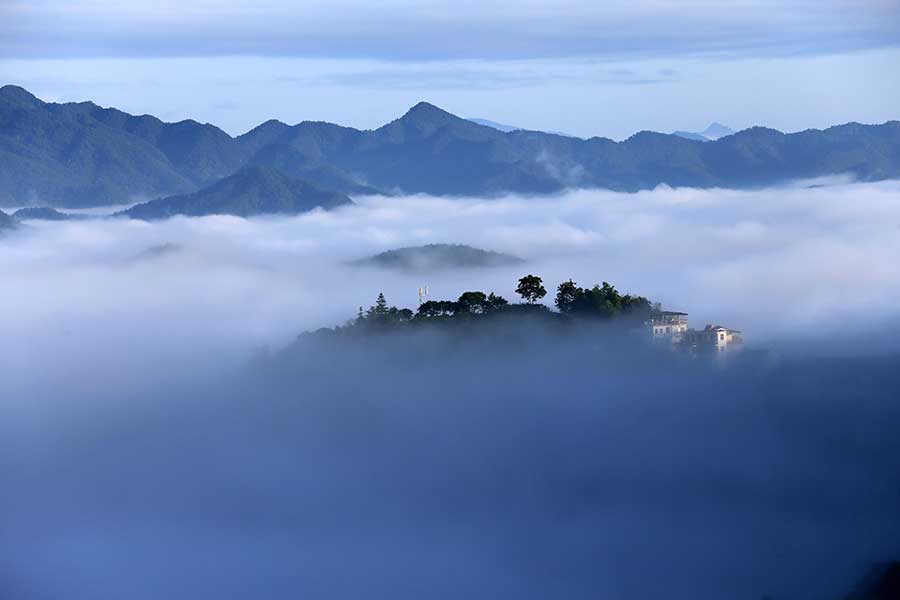 Beauty after the rain: Shitan scenic area on Mount Huangshan