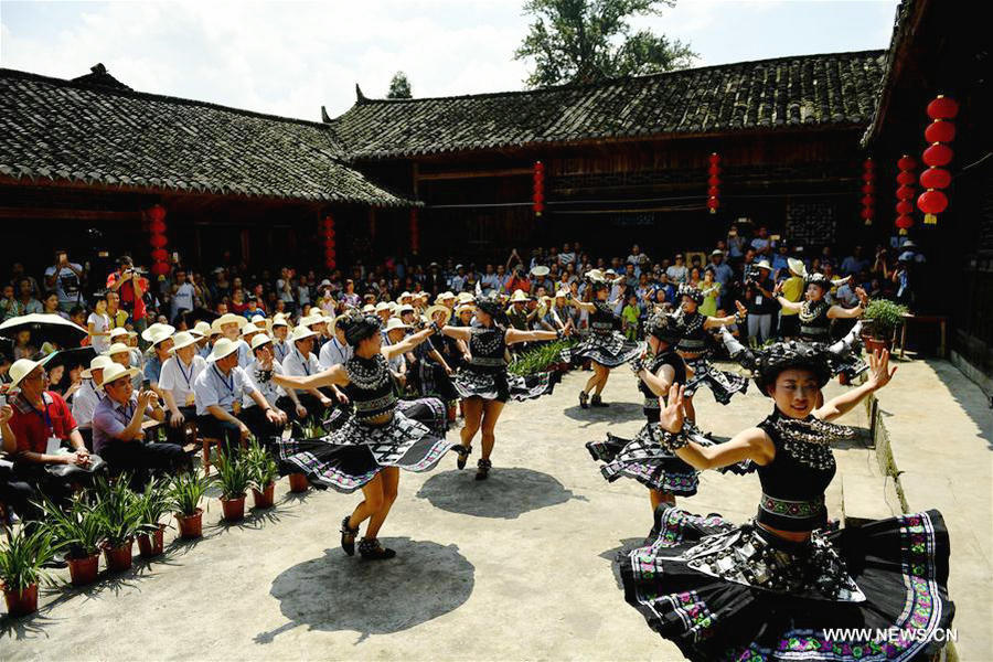 Villagers of Dong ethic group mark traditional festival in Hubei