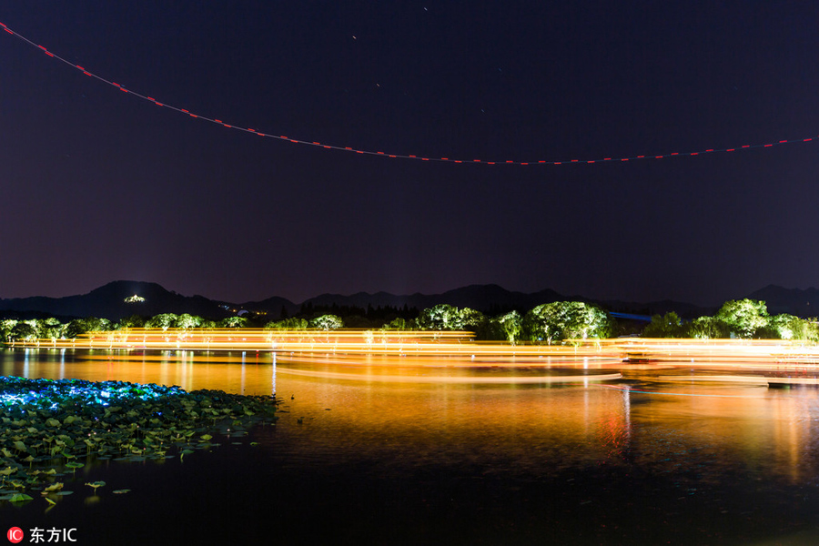 Fireworks show held ahead of G20 summit in Hangzhou