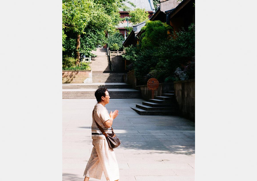 Scenery of Lingyin Temple in China's Hangzhou