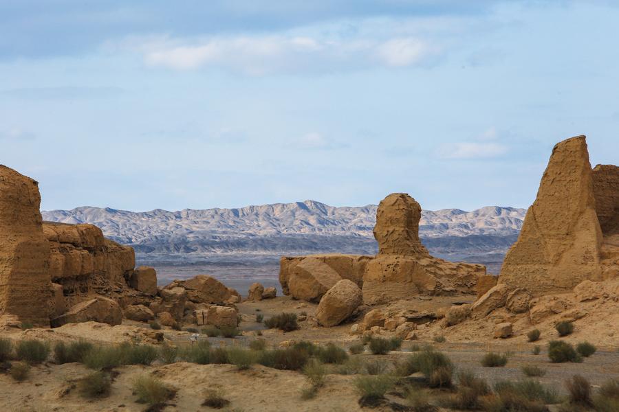 Scenery of Shule River in Gansu