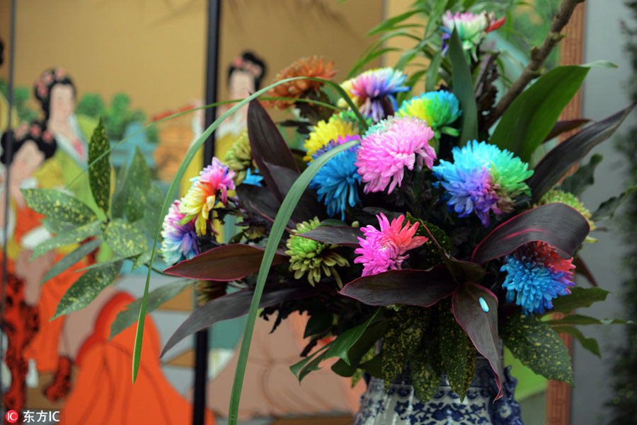 900 types of chrysanthemum on show in Shanghai