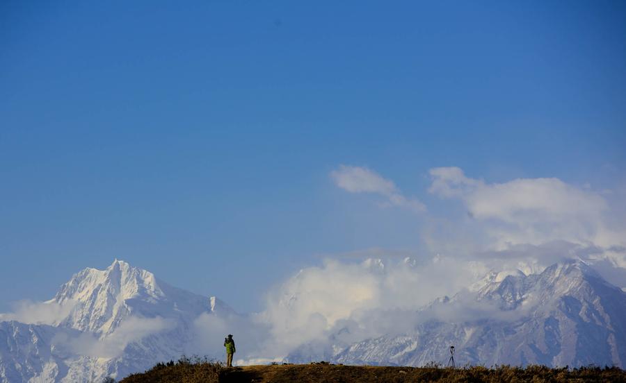 Amazing view of Guangtou Mountain in SW China