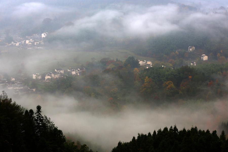 Scenery of Tachuan village in E China's Huangshan