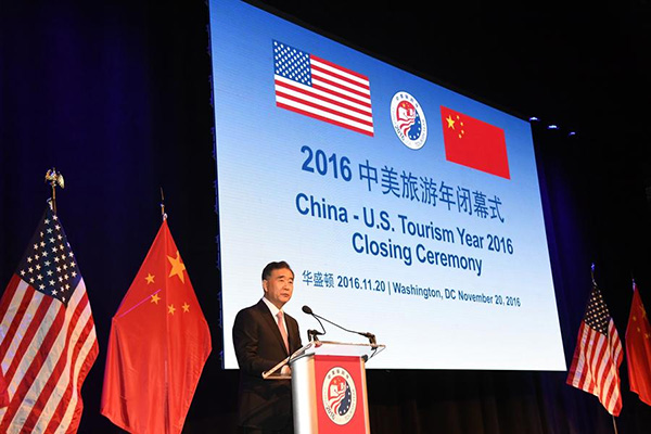 China, US pledge to promote tourism