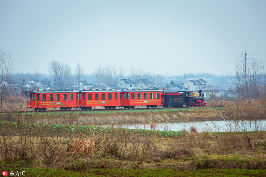 A break from city hustle on 'slowest train'